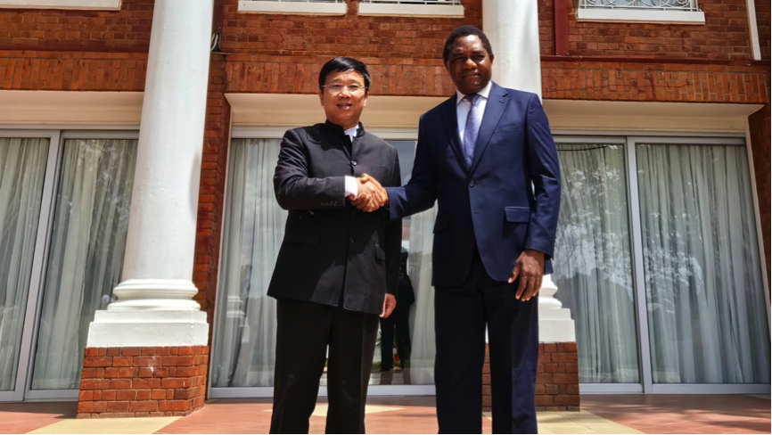 樂天使資源董事長王平衛(wèi)拜會贊比亞總統(tǒng) 希奇萊馬并出席收購Kitumba銅礦股權(quán)簽約儀式